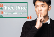 Nhận Viết Luận Văn Theo Yêu Cầu