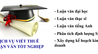 Dịch Vụ Viết Luận Văn Đại Học